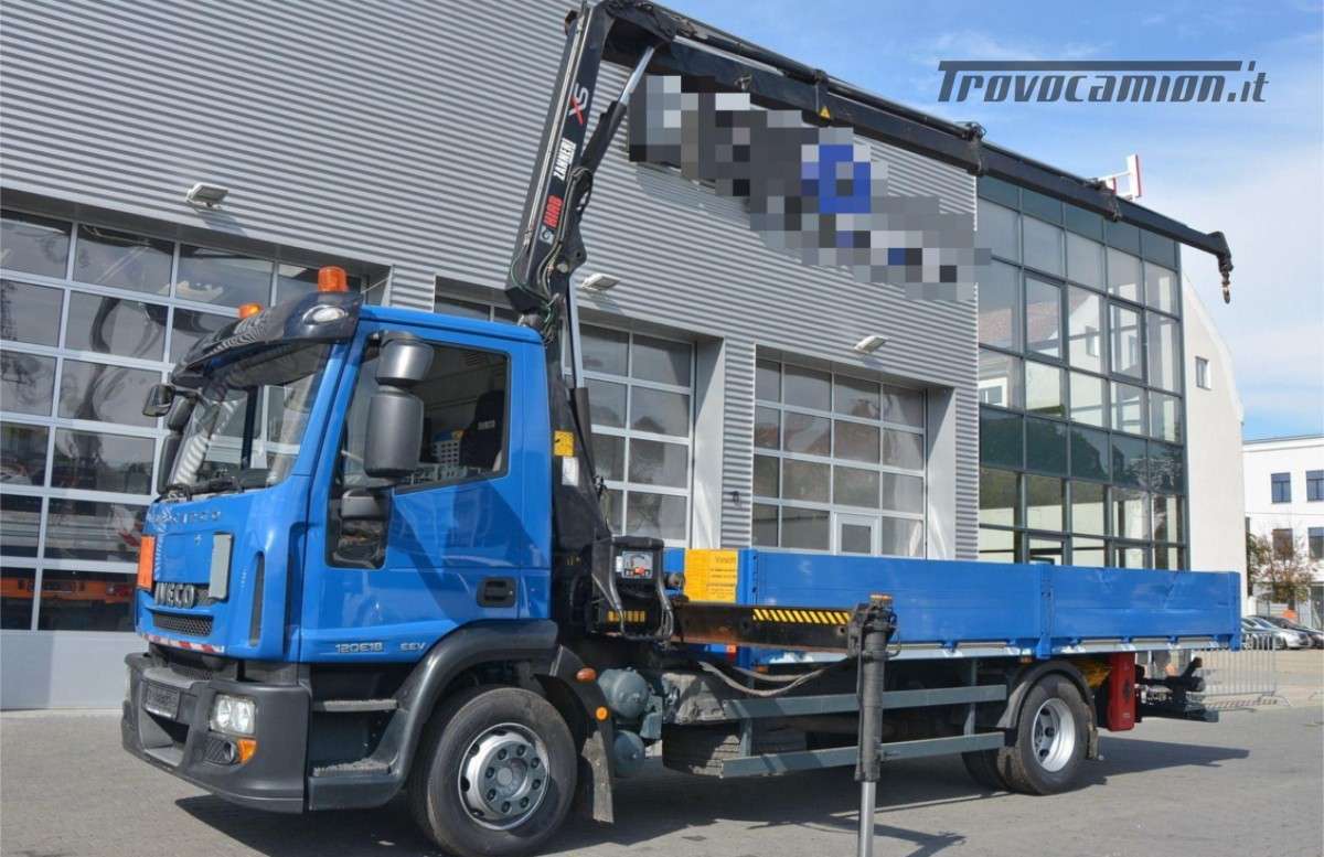 ML120E18 CASSONE CON GRU HIAB EURO5 4X2  Machineryscanner